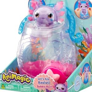 Magic Animagic Axolotl Bubble Reef - floats & glows